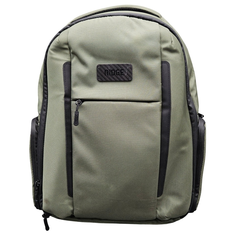 Ridge Wallet Commuter Olive Green Backpack Weatherproof Series Travel EDC Bag